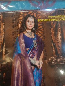 Pochampally Cotton Silk Saree