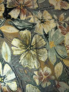 Top Fabric With Stone Work