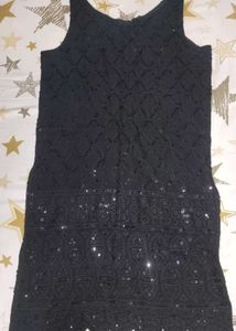 Black Kurti with Sequins
