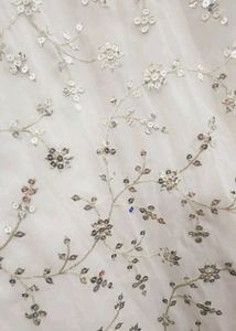 White Dress Sequence 2piece Dreas
