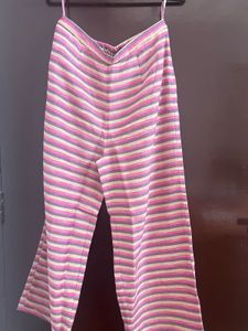 Pink Printed Kurta with Palazzos