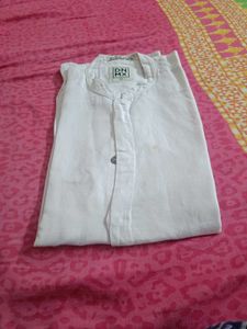 DNMX White Casual Shirt
