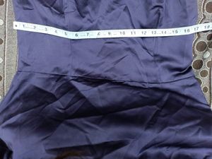 Purple Colour Tussar Silk Gown