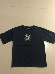 Navy Graphic Print Tee