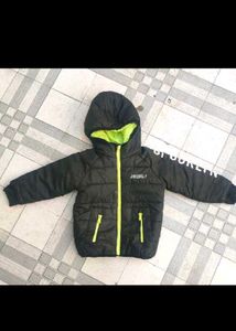 Boys Black Puffer Jacket