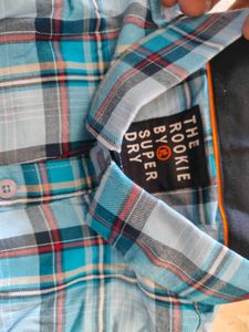 Check Shirt (Multicolour, Size L - 40):