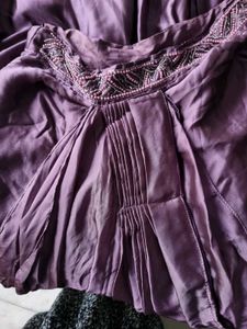 Purple Lehenga with Intricate Sequin
