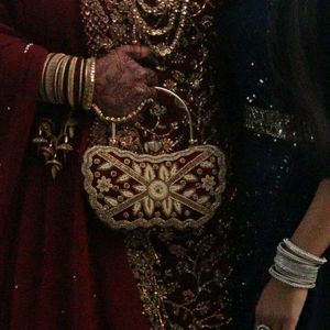 Maroon Clutch 👛