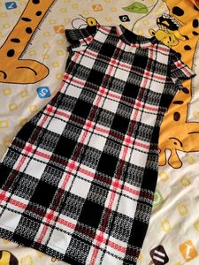 Chic Plaid Mini Dress