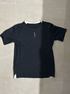 Kipsta Black Jersey T-Shirt