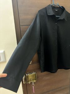 Black Formal Shirt For Ladies