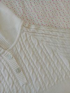 offwhite Knit Hoodie