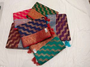 Assorted Colorful Silk Sarees