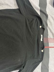 Black 3/4th Sleeve T-shirt