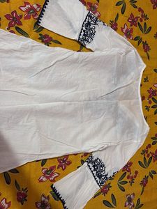 White Embroidered Top