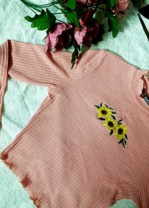 Two Cute Aesthetic Ribbed Top (COMBO)