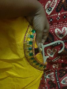 Coin Reduced Haldi Blouse . Used Twice