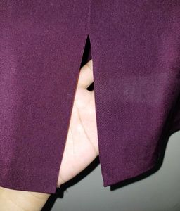 Purple Pencil Skirt