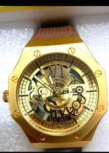 Unique Gold Skeleton Watch
