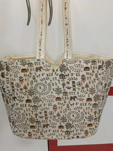 Ethnic Print Tote Bag