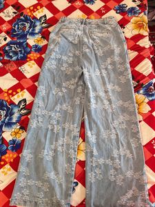 Price Drop Wide Leg Trendy Jeans