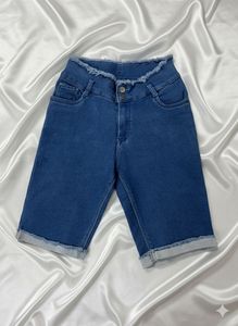 Denim Capri Shorts