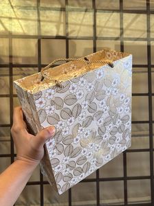 Floral Wedding Box With Thread Handles