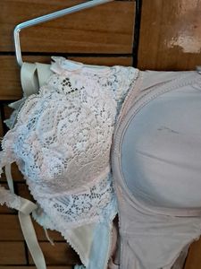 Combo Of Four Imported Fabric Bra N Panty