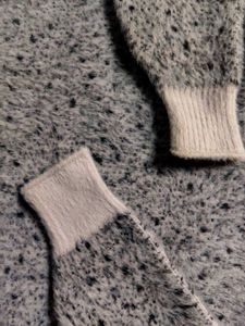 Stylish Fuzzy Knit Sweater