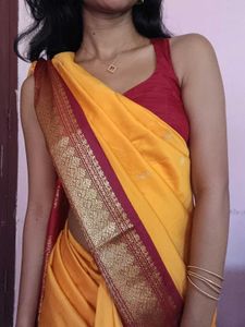 Festive Yellow Saree