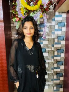 Black Sheer Sleeve Blouse