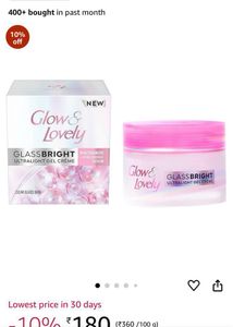 Combo Brightening Face Serum And Glassbright Cream