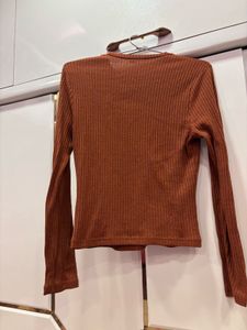 SHEIN RUST BASIC TOP- LARGE SIZE