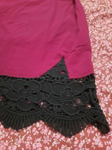 Party Wear Dress Ruffle Sleeve New Office Solid