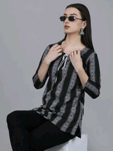 Striped Tunic Top Set