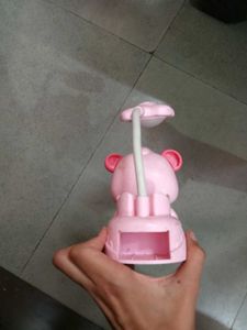 Cute Pink Bear LED Desk Lamp