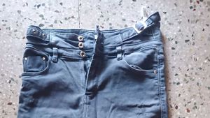 Charcoal Straight Leg Jeans
