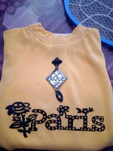 Yellow Striped Top