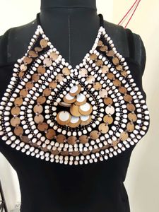 Black Embellished Tank Top