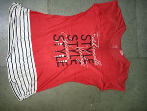 Beautiful red t-shirt For Womens & Girls