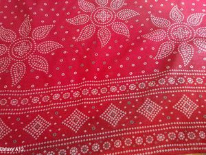 Colorful Bandhani Print Saree