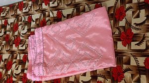 Silk Mirror Work saree