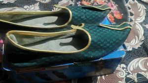 Ethnic Emerald Shoes