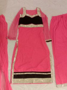 Peach Colour Palazzo Set