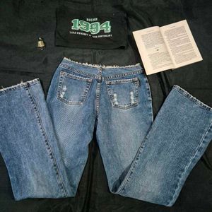 Low Waist Bootcut Denim Y2K Vintage