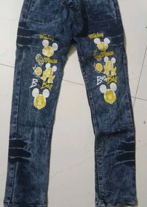 Mickey Mouse Denim Jeans