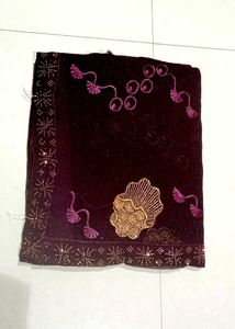 Elegant Maroon Saree