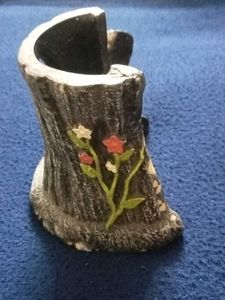 Miniature Fairy Garden Tree Stump House
