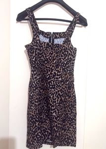 Leopard Print Mini Dress
