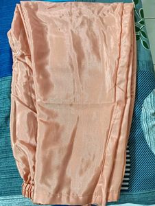 PEACH &amp; WHITE GOWN SET